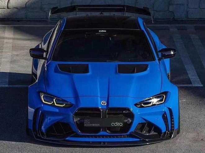 新一代宝马M4渲染图发布！大双肾被取消外形竟长得像野马？(图4)